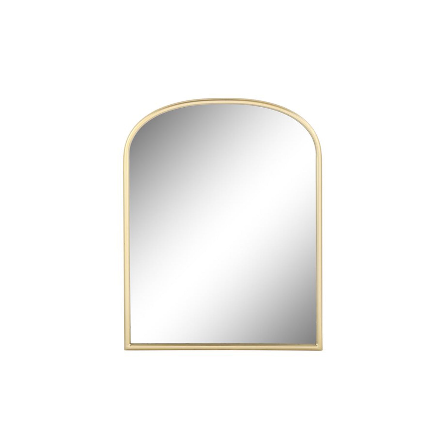 MacLuu Arch Metal Wall Mirror with Rounded Edge