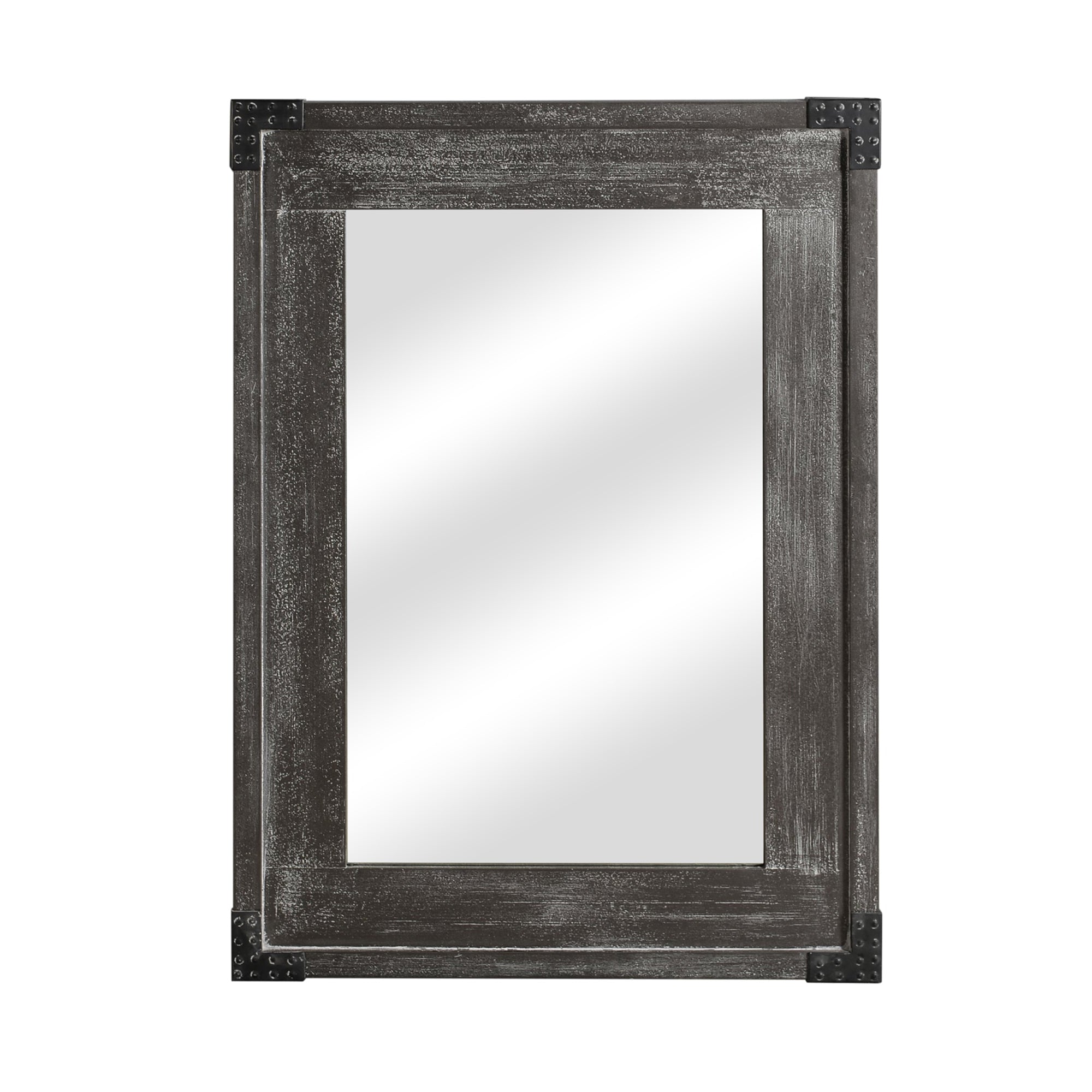 MacLuu 38 Inch Crater Rectangular Mirror