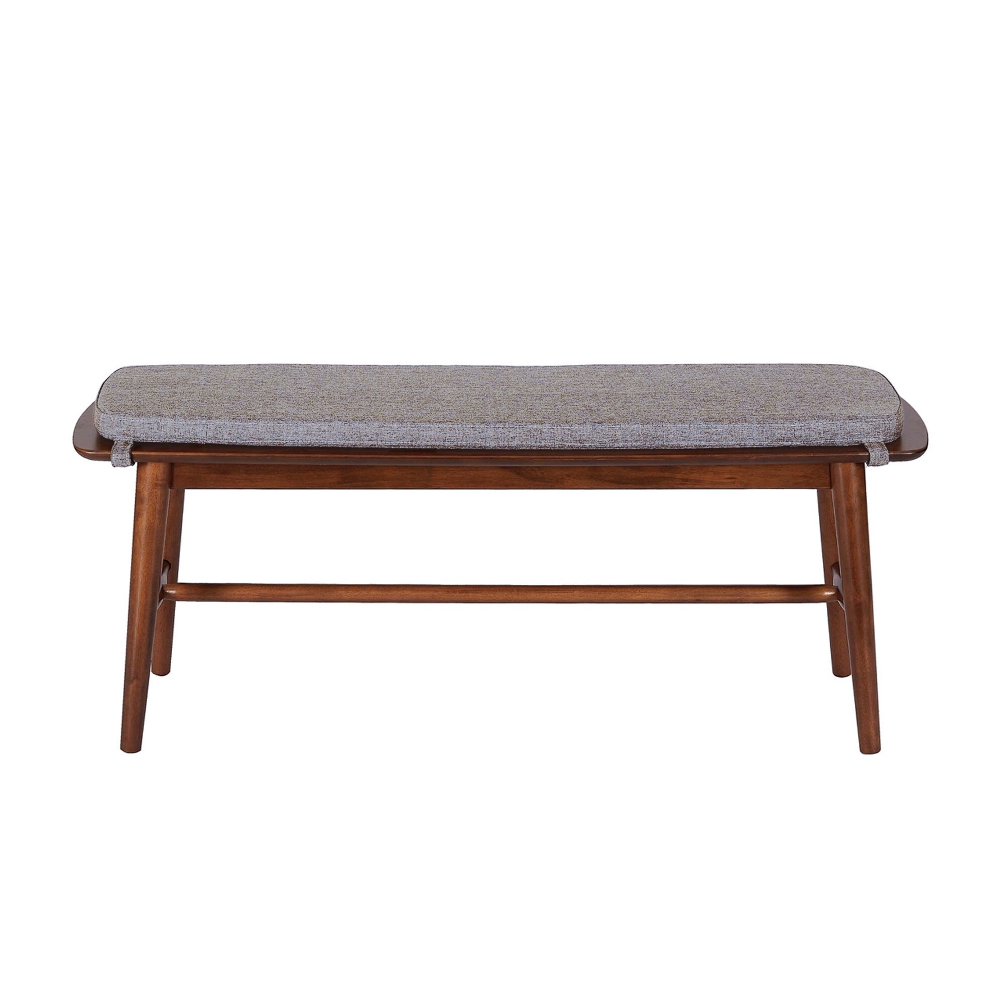 MacLuu Mid Century Modern Solid Wood Bench