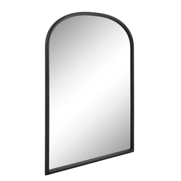 MacLuu Arch Metal Wall Mirror with Rounded Edge