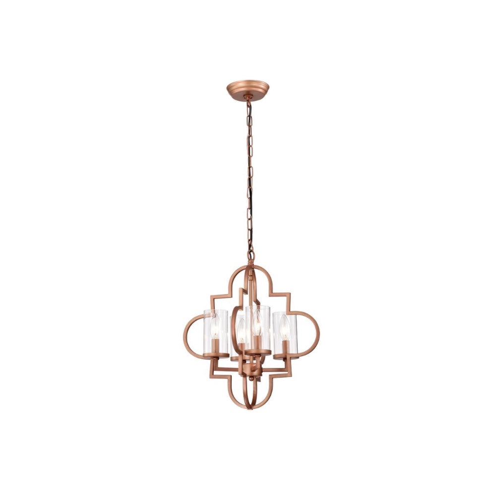 4-Light Globe Chandelier