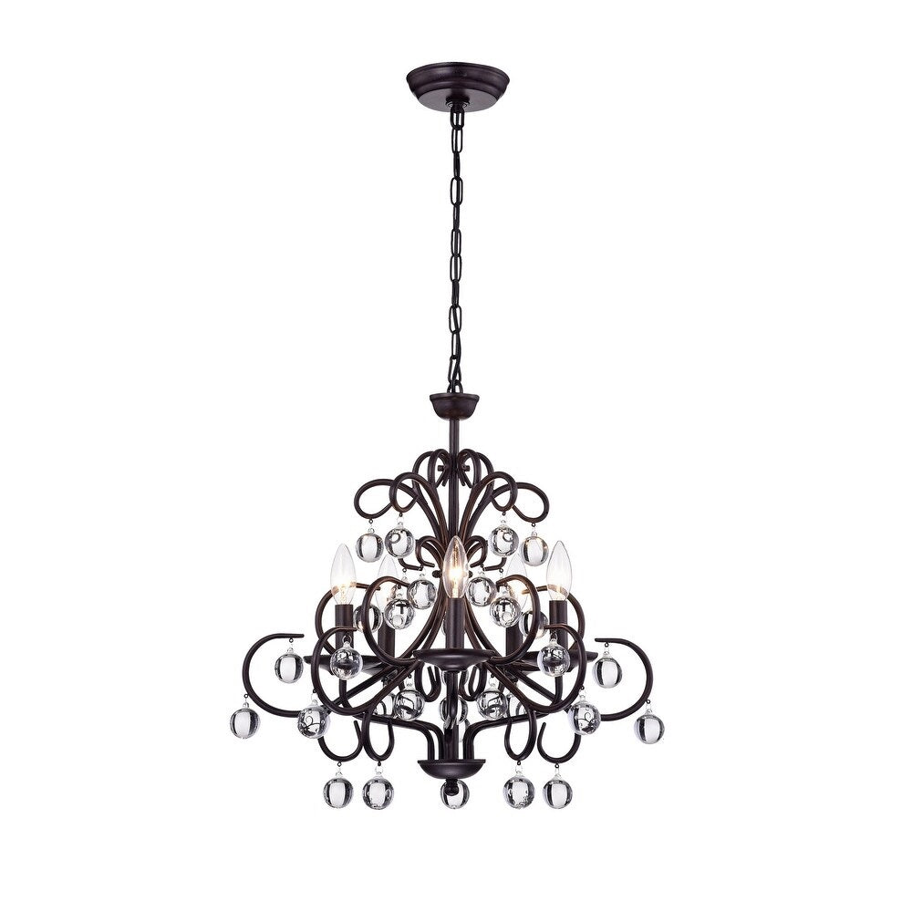 5-Light Candle Style Chandelier