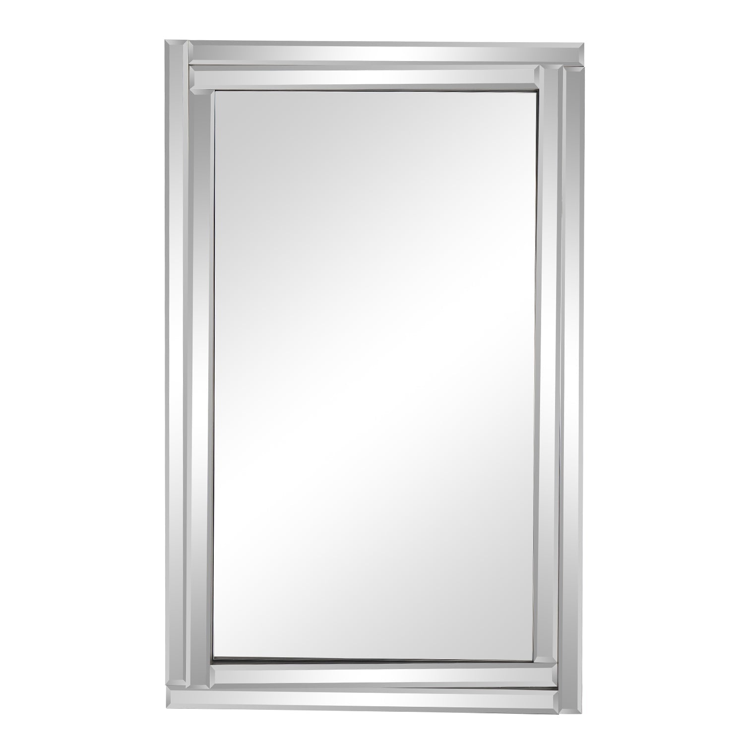 MacLuu Rectangle Beveled Edge Wall Mirror