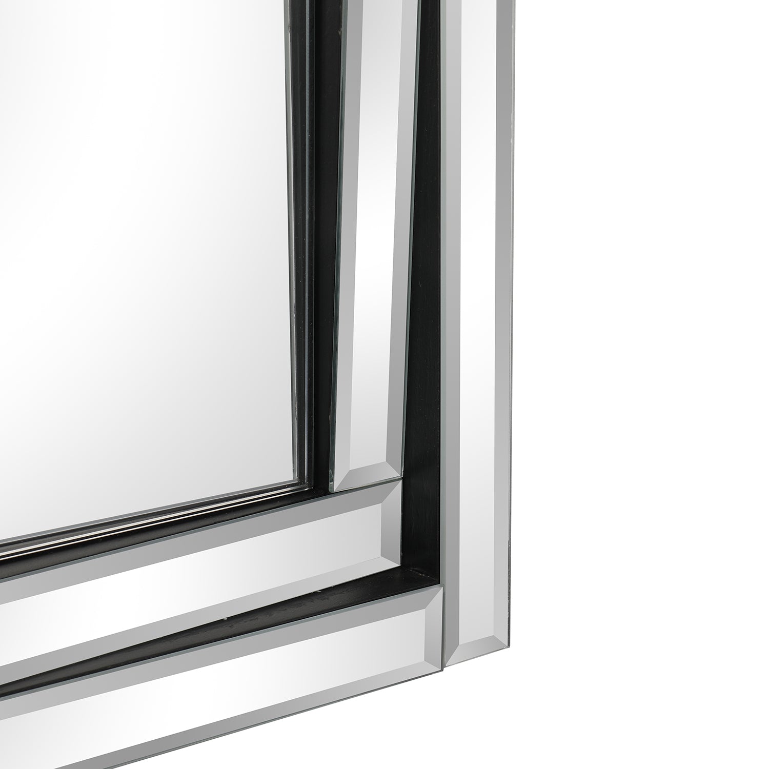 MacLuu Rectangle Beveled Edge Wall Mirror