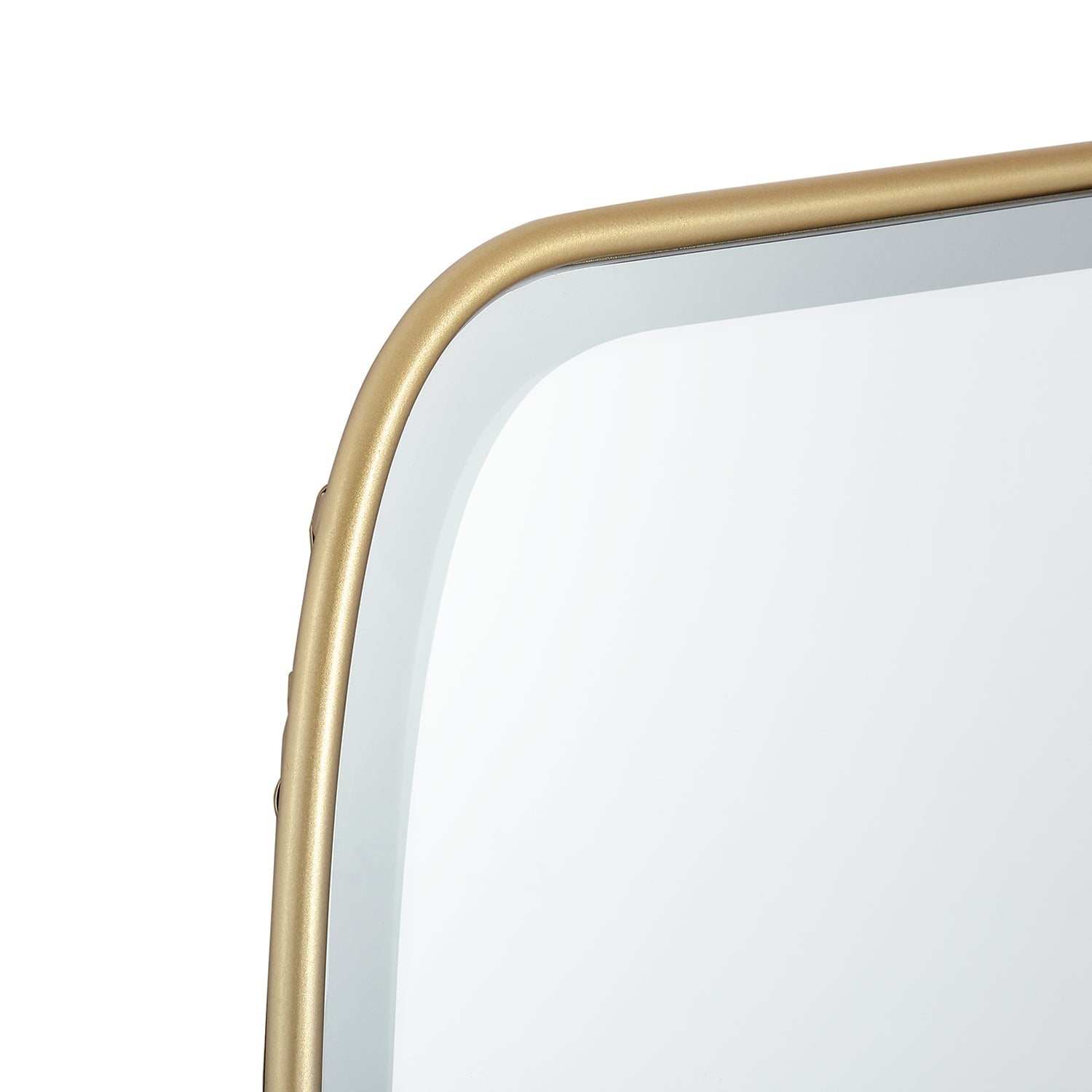 MacLuu 36 Inch Oval Angled Beveled Wall Mirror