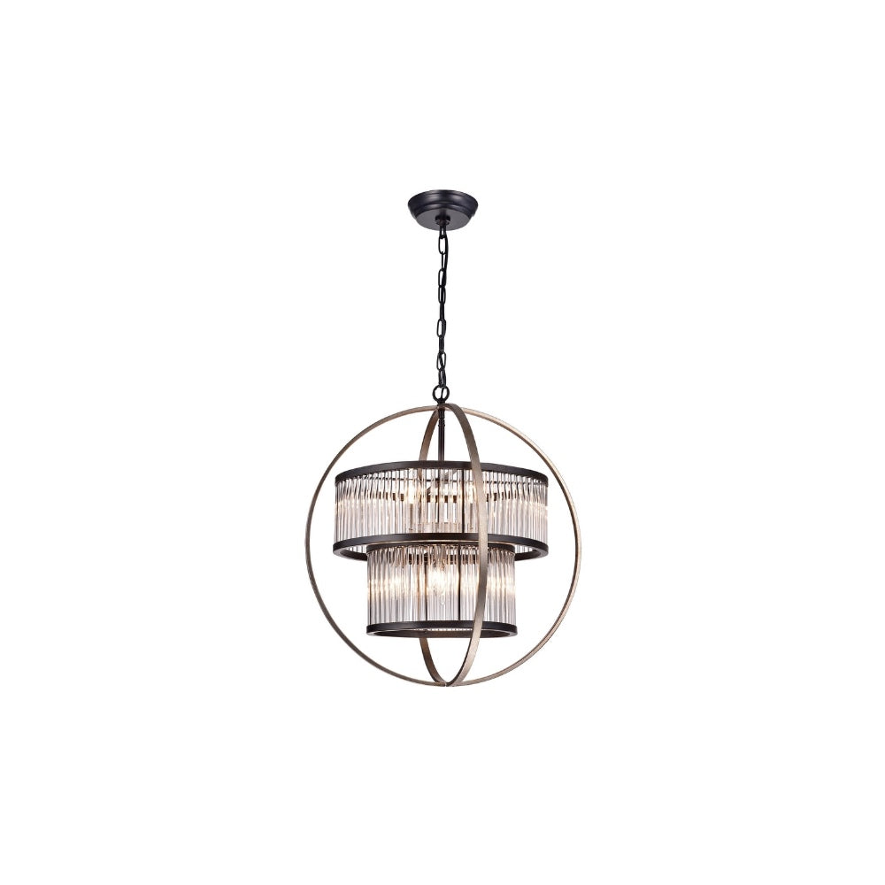 8-Light Globe Chandelier