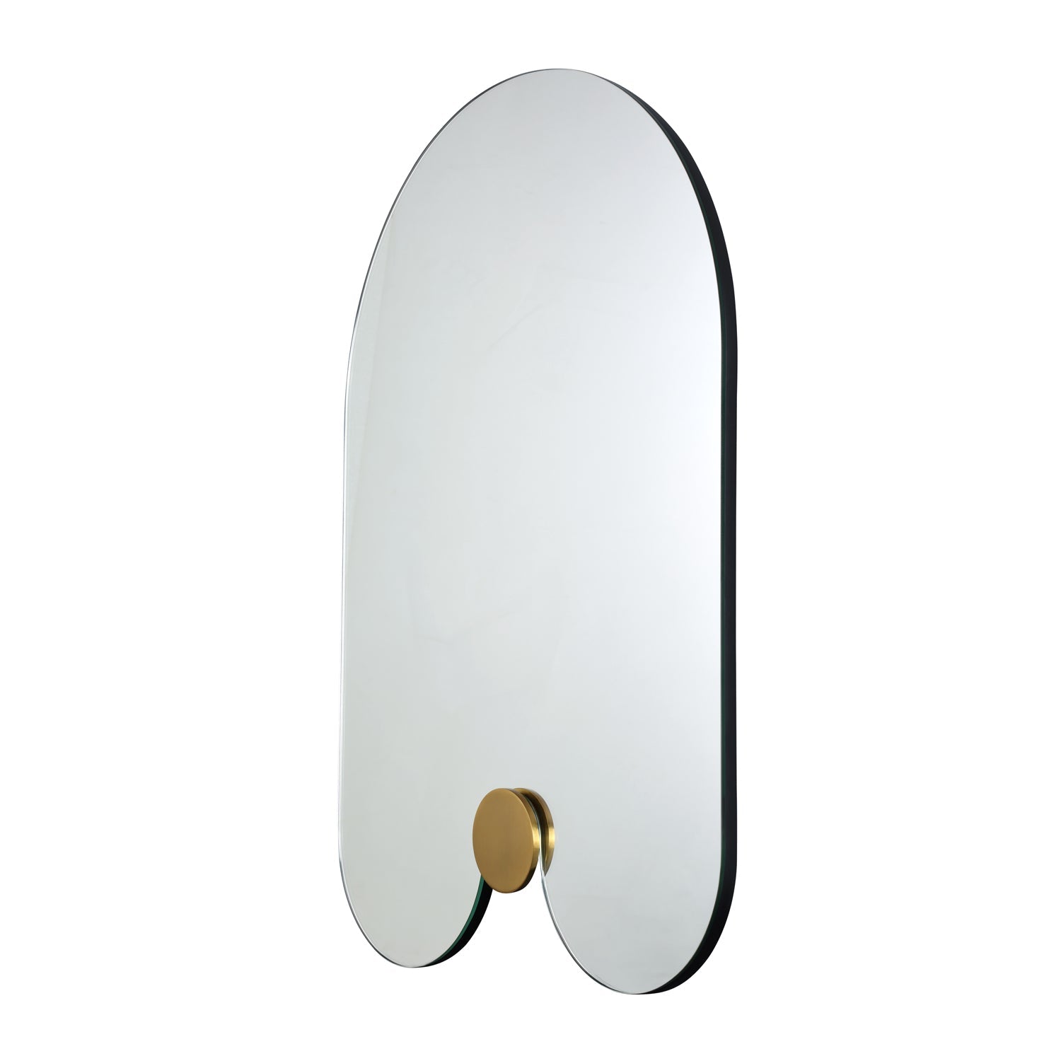 MacLuu Modern Frameless Arched Mirror Wall Decor