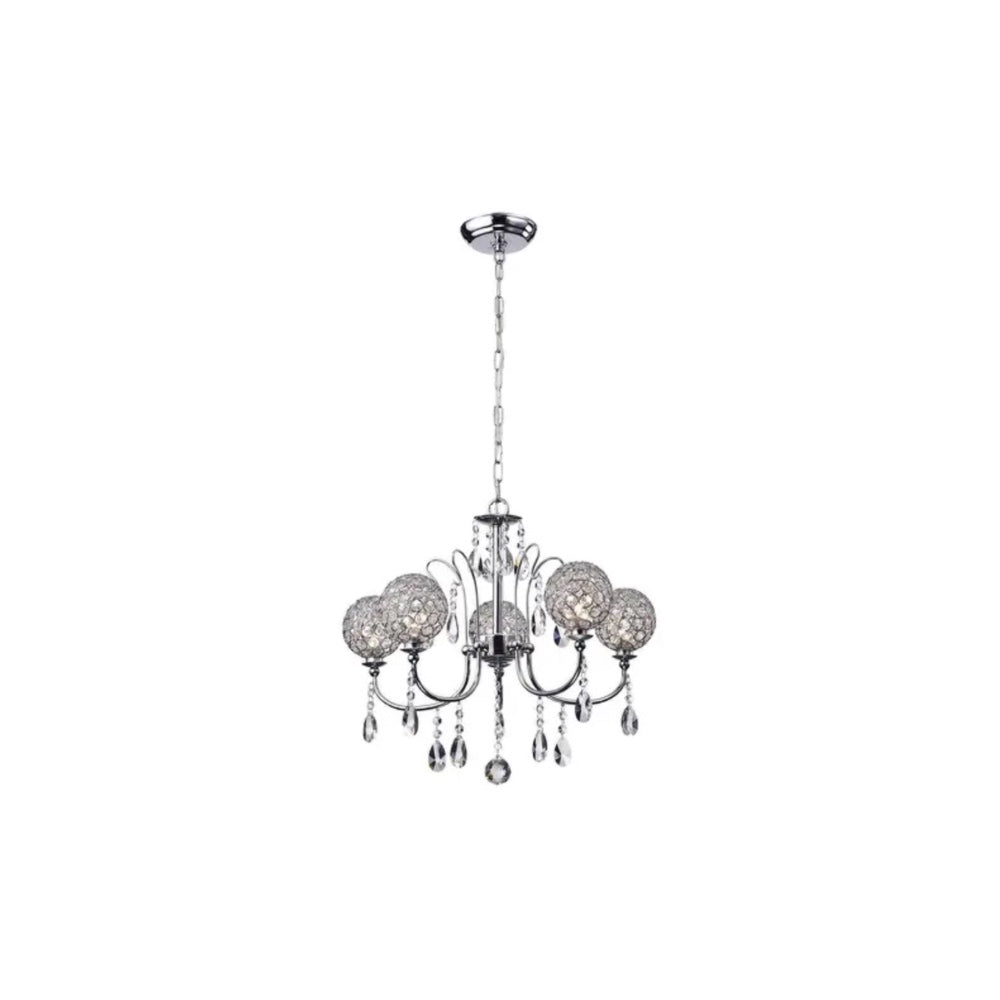 5-Light Shaded Chandelier