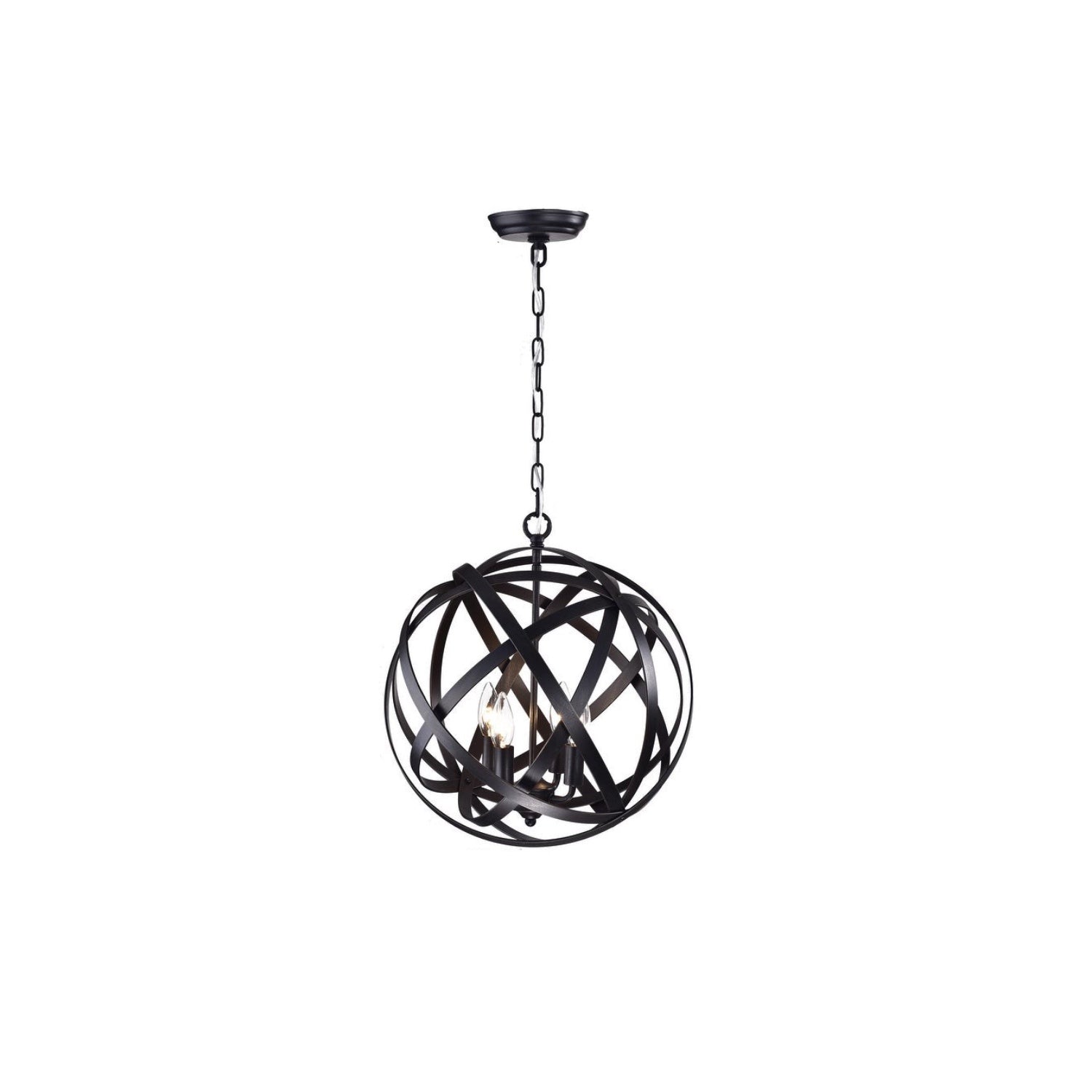 Iron 4-Light Foyer Pendant