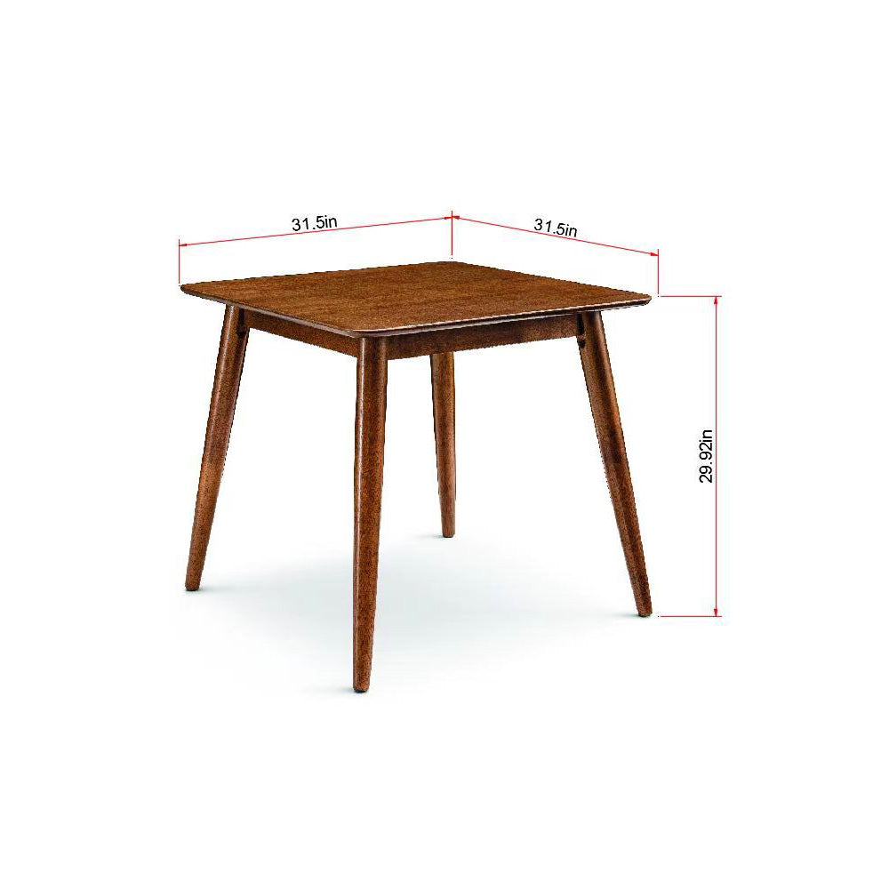 MacLuu Scandinavian Solid Wood Dining Table