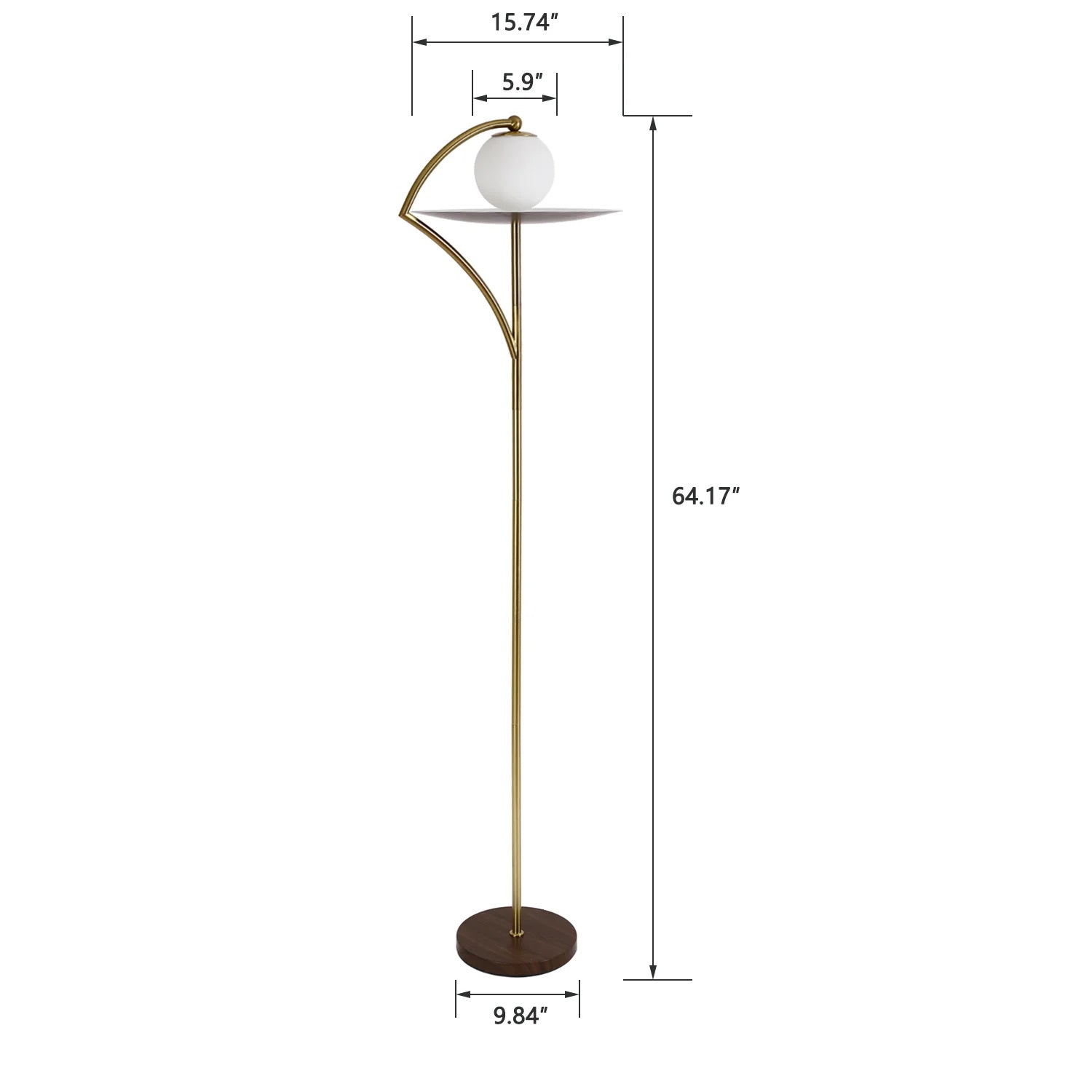 MacLuu Interstellar 1-Light Floor Lamp