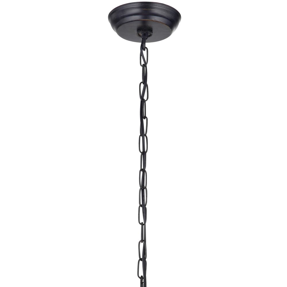 2-Tier 8-Light Drum Chandelier