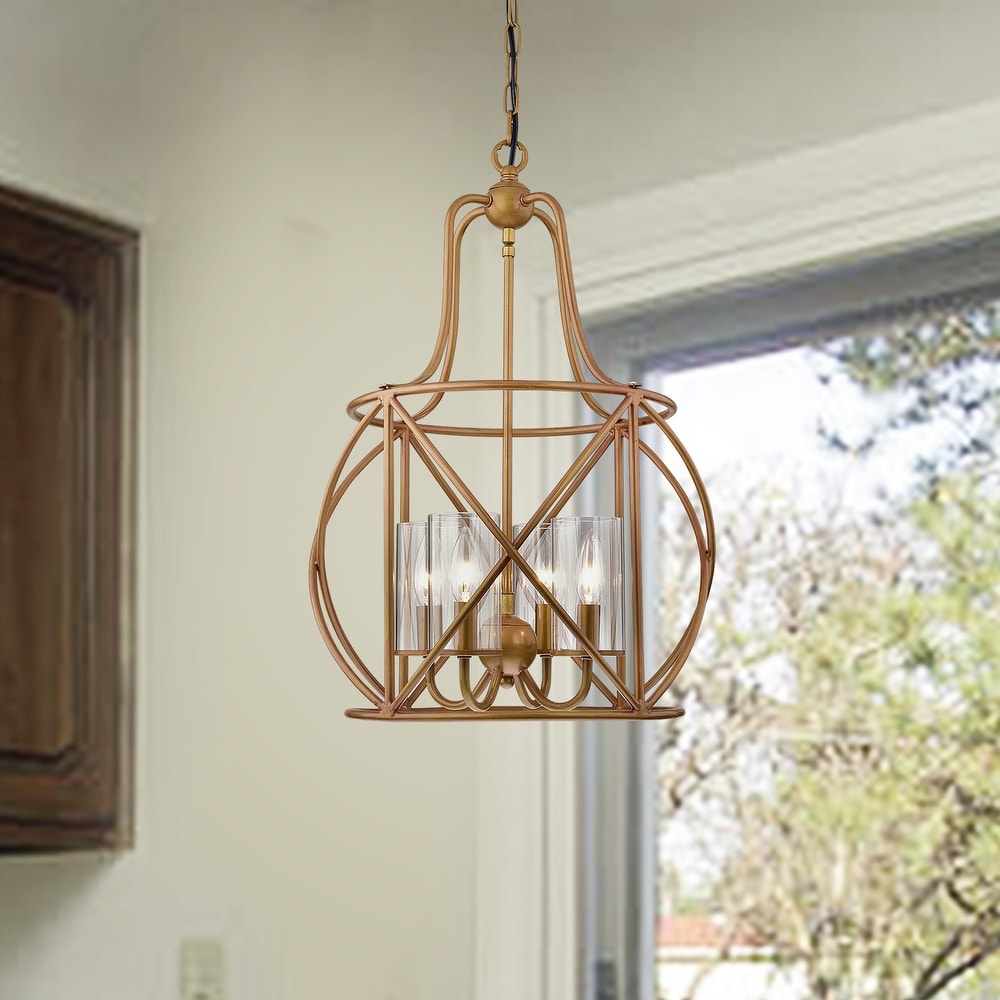 4-Light Schoolhouse Pendant