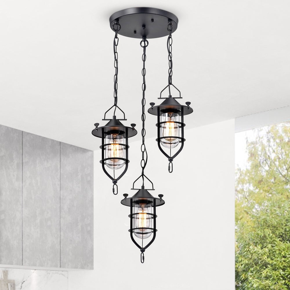 3-Light Kitchen Island Pendant