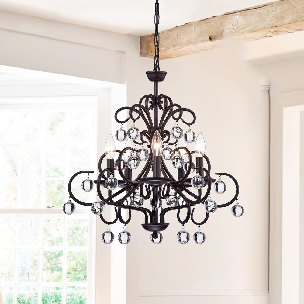 5-Light Candle Style Chandelier