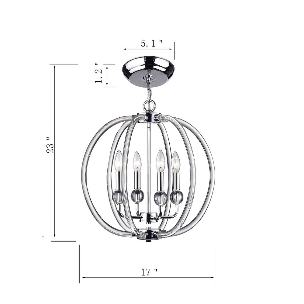 4-Light Foyer Pendant