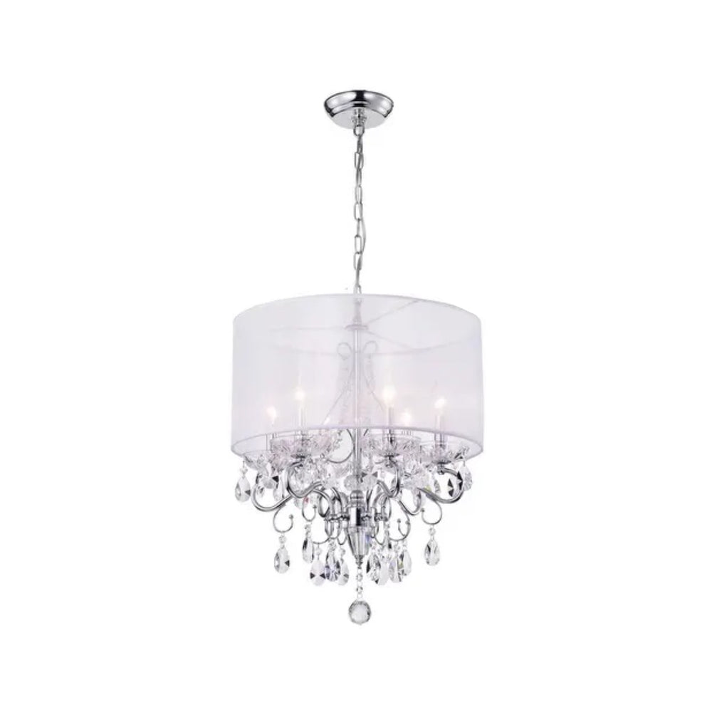 6-Light Candle Style Chandelier