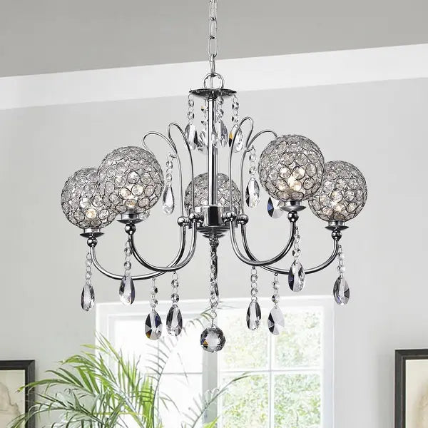 5-Light Shaded Chandelier