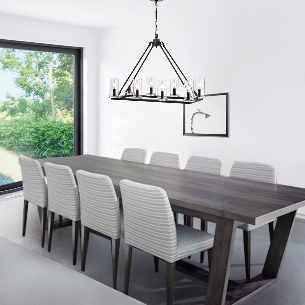 8-Light Kitchen Island Pendant