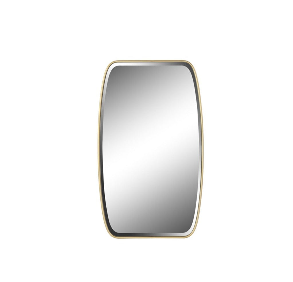 MacLuu 36 Inch Oval Angled Beveled Wall Mirror