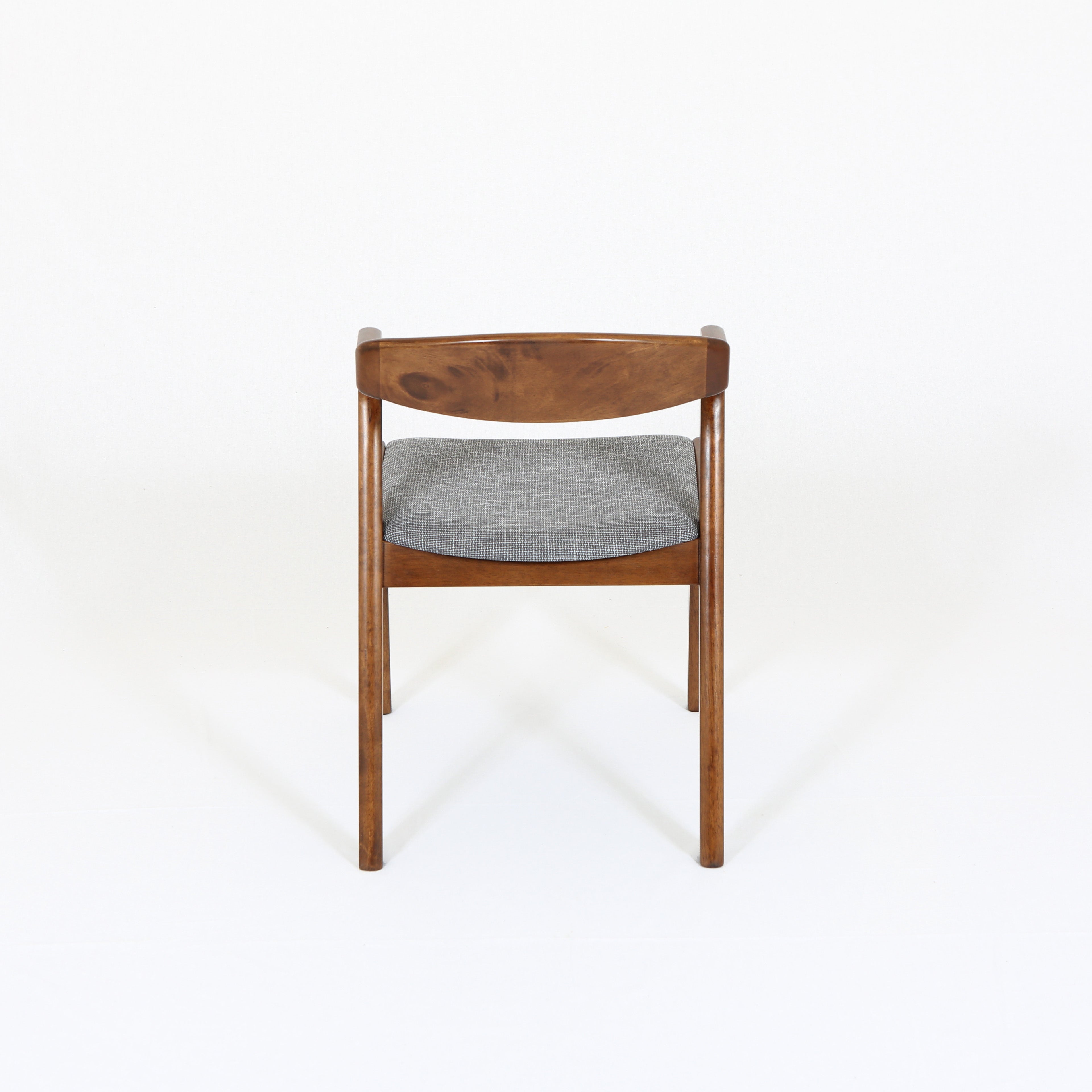 MacLuu 2PCS Scandinavian Solid Wood Linen Side Chair