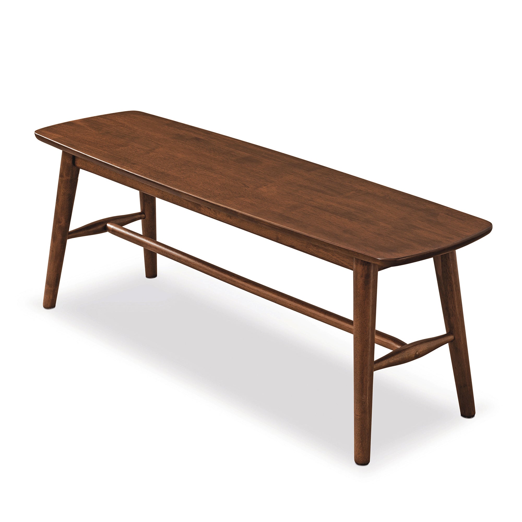 MacLuu Mid Century Modern Solid Wood Bench