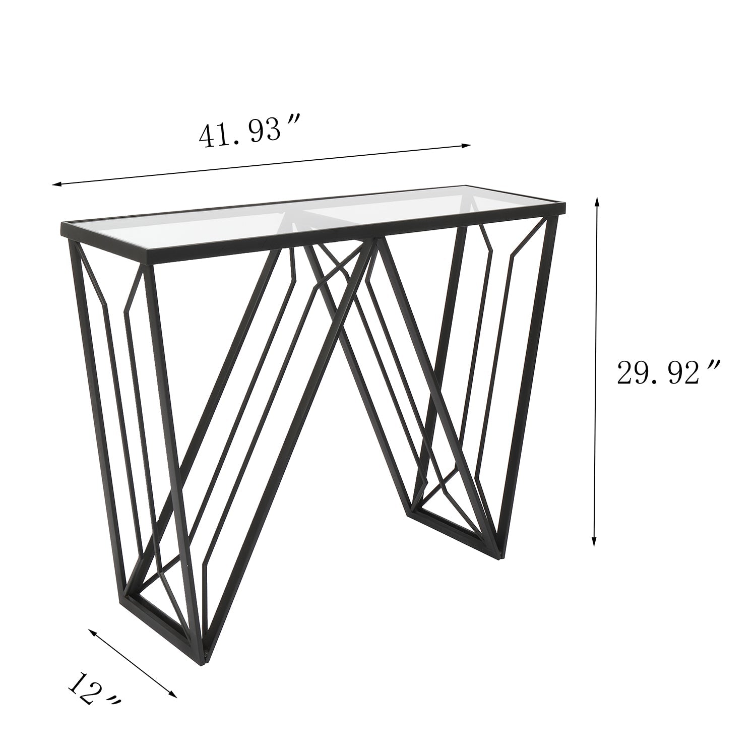 MacLuu Modern Narrow Console Table