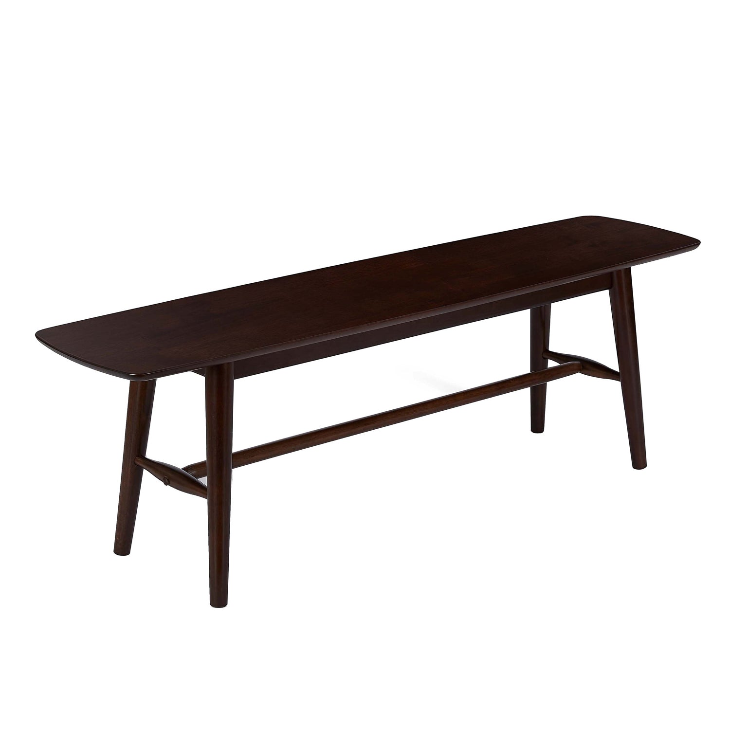 MacLuu Mid Century Modern Solid Wood Bench