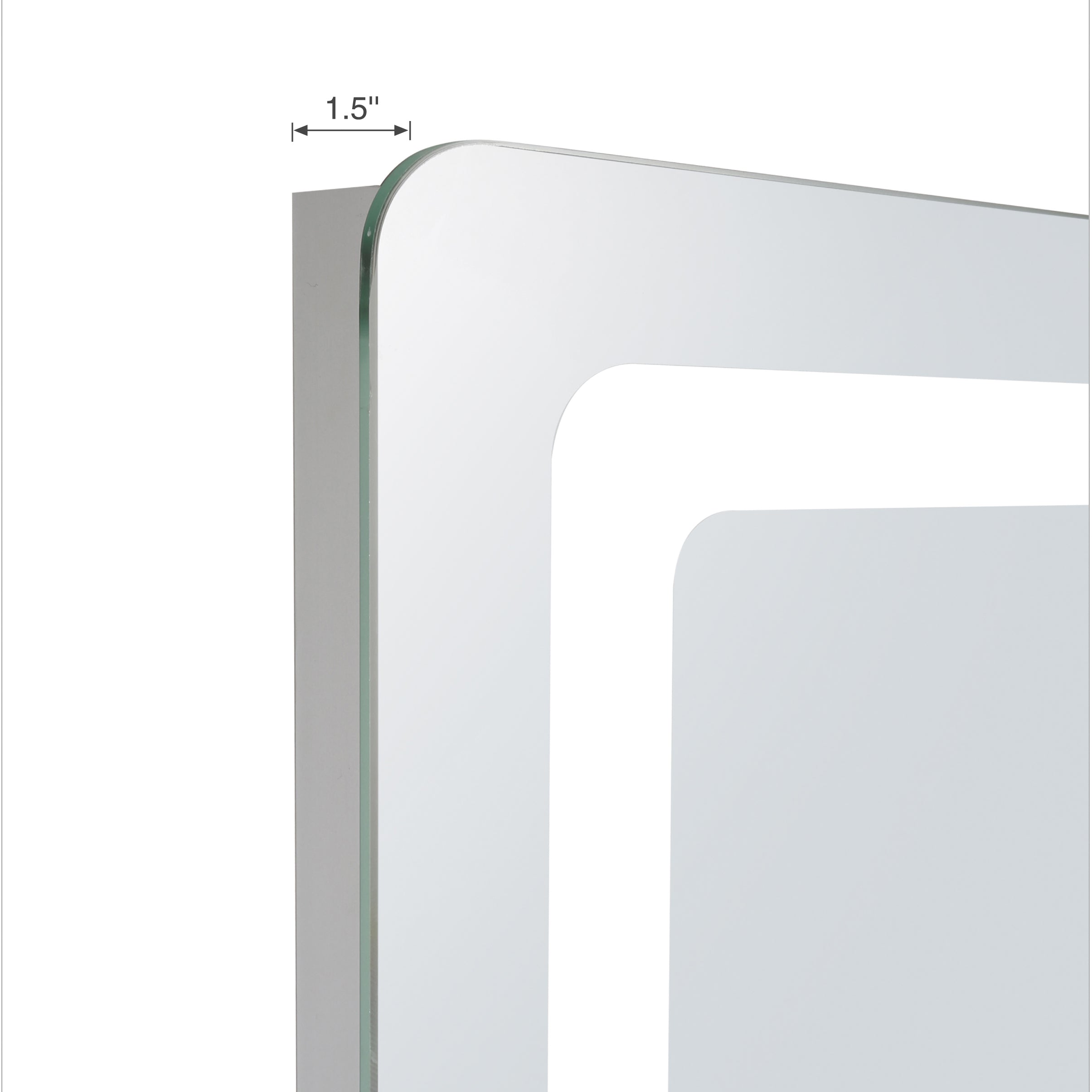 MacLuu 32 Inch Rectangle LED Bathroom Mirror