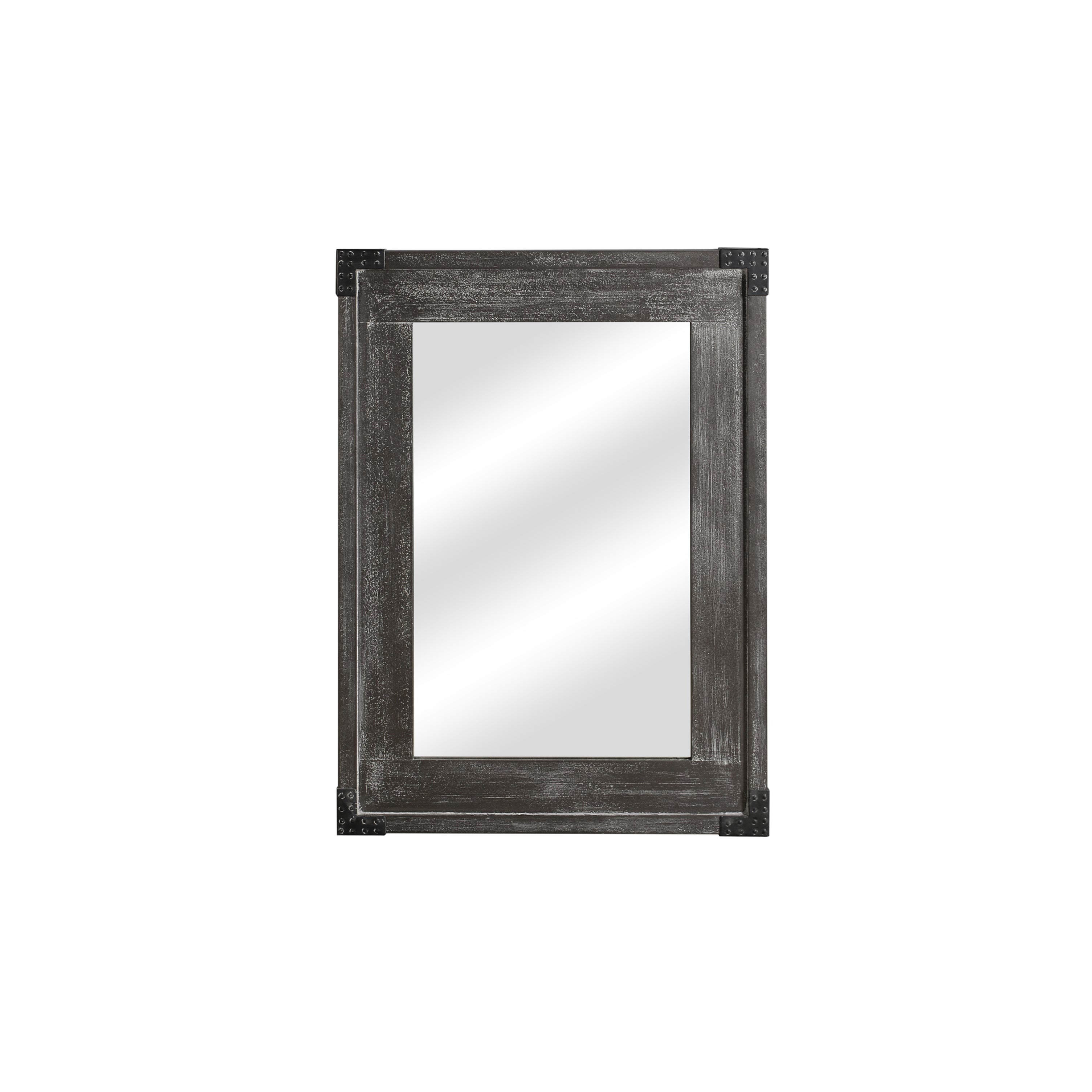 MacLuu 38 Inch Crater Rectangular Mirror