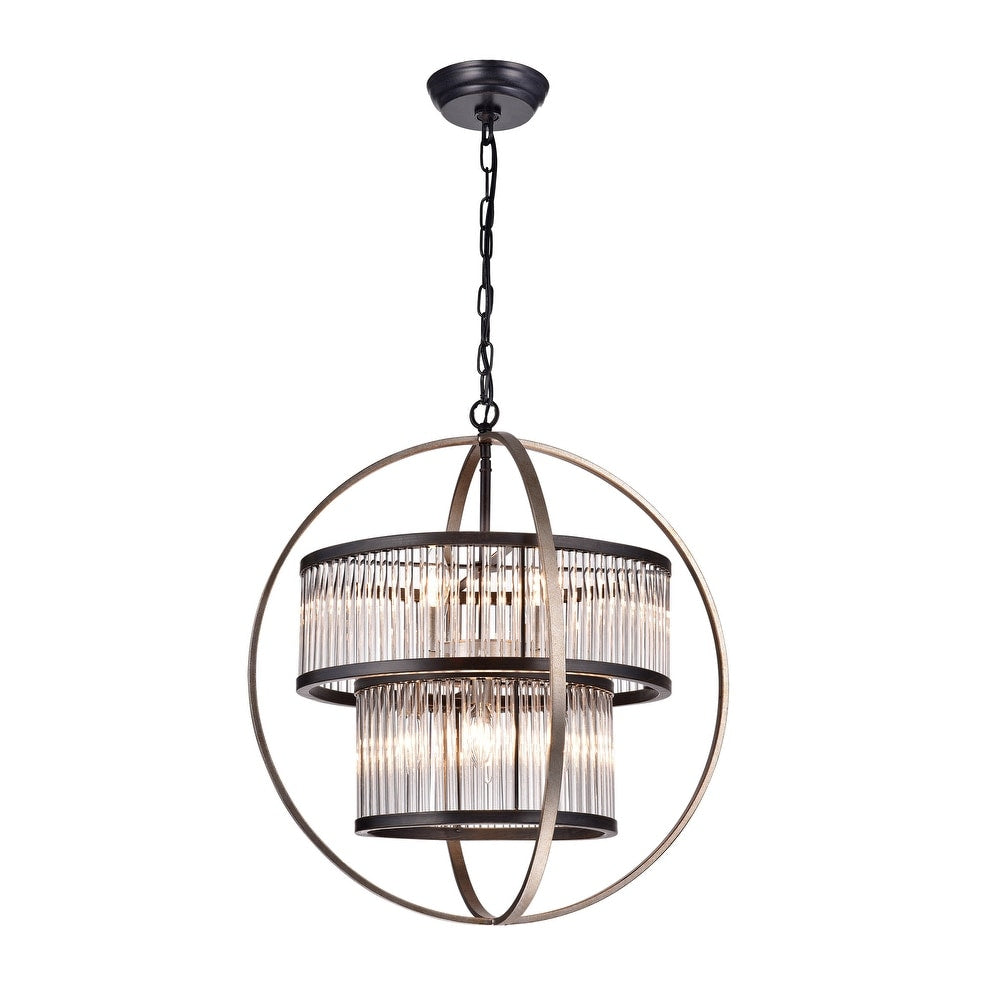 8-Light Globe Chandelier