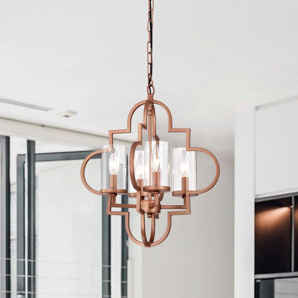 4-Light Globe Chandelier